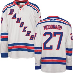 Ryan McDonagh New York Rangers Reebok Authentic White Away Jersey