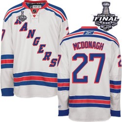Ryan McDonagh New York Rangers Reebok Authentic White Away 2014 Stanley Cup Jersey
