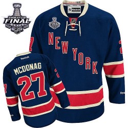 Ryan McDonagh New York Rangers Reebok Premier Navy Blue Third 2014 Stanley Cup Jersey