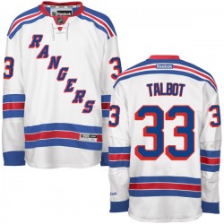 Cam Talbot New York Rangers Reebok Premier White Away Jersey