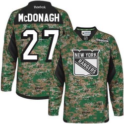 Youth Ryan McDonagh New York Rangers Reebok Premier Camo Veterans Day Practice Jersey