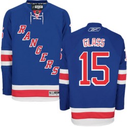 Tanner Glass New York Rangers Reebok Authentic Royal Blue Home Jersey