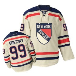 Wayne Gretzky New York Rangers Reebok Authentic Cream Winter Classic Jersey