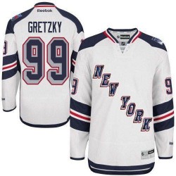 Wayne Gretzky New York Rangers Reebok Authentic White 2014 Stadium Series Jersey