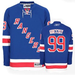 Youth Wayne Gretzky New York Rangers Reebok Authentic Royal Blue Home Jersey