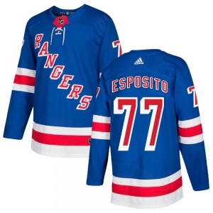 Phil Esposito New York Rangers Adidas Authentic Royal Blue Home Jersey