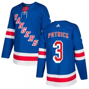 James Patrick New York Rangers Adidas Authentic Royal Blue Home Jersey