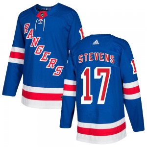 Kevin Stevens New York Rangers Adidas Authentic Royal Blue Home Jersey