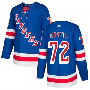 Youth Filip Chytil New York Rangers Adidas Authentic Royal Blue Home Jersey