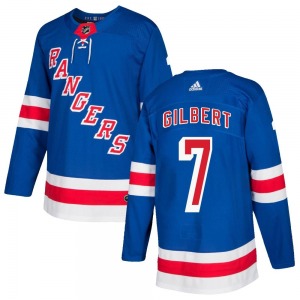 Youth Rod Gilbert New York Rangers Adidas Authentic Royal Blue Home Jersey