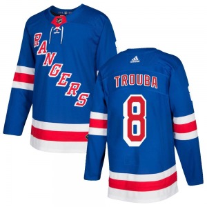 Youth Jacob Trouba New York Rangers Adidas Authentic Royal Blue Home Jersey