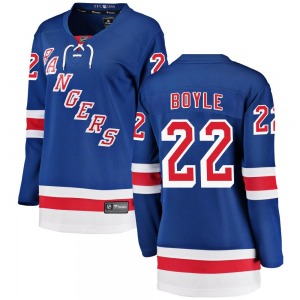 Women's Dan Boyle New York Rangers Fanatics Branded Breakaway Blue Home Jersey