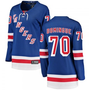 Women's Louis Domingue New York Rangers Fanatics Branded Breakaway Blue Home Jersey