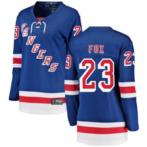 Women's Adam Fox New York Rangers Fanatics Branded Breakaway Blue Home Jersey