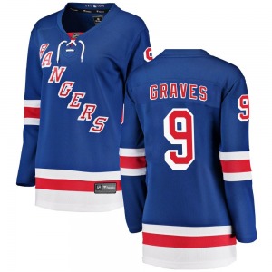 Women's Adam Graves New York Rangers Fanatics Branded Breakaway Blue Home Jersey