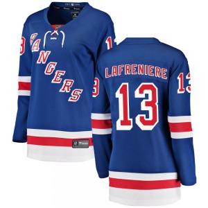 Women's Alexis Lafreniere New York Rangers Fanatics Branded Breakaway Blue Home Jersey