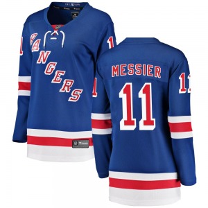Women's Mark Messier New York Rangers Fanatics Branded Breakaway Blue Home Jersey
