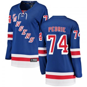 Women's Vince Pedrie New York Rangers Fanatics Branded Breakaway Blue Home Jersey