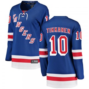 Women's Esa Tikkanen New York Rangers Fanatics Branded Breakaway Blue Home Jersey