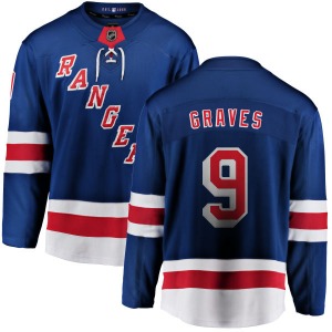 Youth Adam Graves New York Rangers Fanatics Branded Breakaway Blue Home Jersey