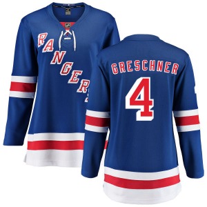 Women's Ron Greschner New York Rangers Fanatics Branded Breakaway Blue Home Jersey