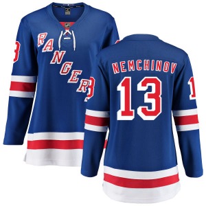 Women's Sergei Nemchinov New York Rangers Fanatics Branded Breakaway Blue Home Jersey