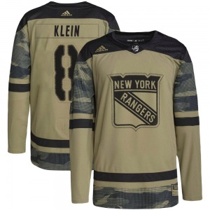 Youth Kevin Klein New York Rangers Adidas Authentic Camo Military Appreciation Practice Jersey
