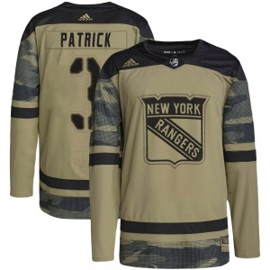 Youth James Patrick New York Rangers Adidas Authentic Camo Military Appreciation Practice Jersey