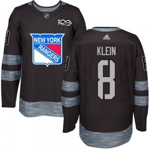Youth Kevin Klein New York Rangers Authentic Black 1917-2017 100th Anniversary Jersey
