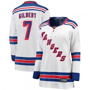 Women's Rod Gilbert New York Rangers Fanatics Branded Breakaway White Away Jersey