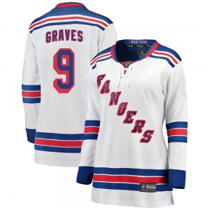 Women's Adam Graves New York Rangers Fanatics Branded Breakaway White Away Jersey