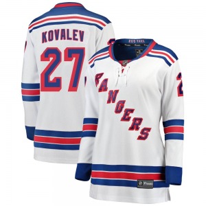Women's Alex Kovalev New York Rangers Fanatics Branded Breakaway White Away Jersey