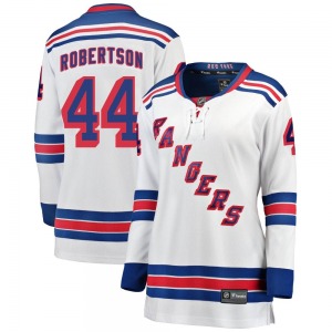 Women's Matthew Robertson New York Rangers Fanatics Branded Breakaway White Away Jersey
