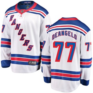 Tony DeAngelo New York Rangers Fanatics Branded Breakaway White Away Jersey