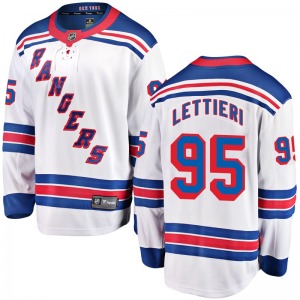 Vinni Lettieri New York Rangers Fanatics Branded Breakaway White Away Jersey