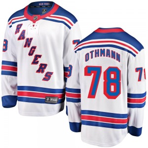 Brennan Othmann New York Rangers Fanatics Branded Breakaway White Away Jersey