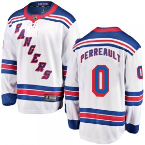 Gabriel Perreault New York Rangers Fanatics Branded Breakaway White Away Jersey