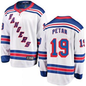 Nic Petan New York Rangers Fanatics Branded Breakaway White Away Jersey