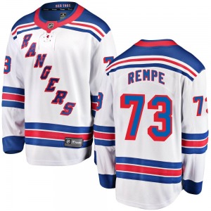 Matt Rempe New York Rangers Fanatics Branded Breakaway White Away Jersey