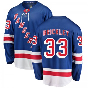 Connor Brickley New York Rangers Fanatics Branded Breakaway Blue Home Jersey