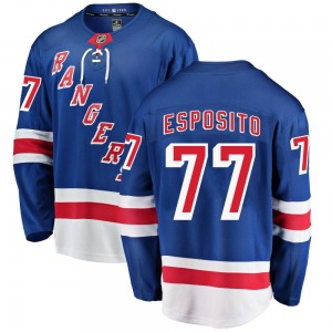 Phil Esposito New York Rangers Fanatics Branded Breakaway Blue Home Jersey