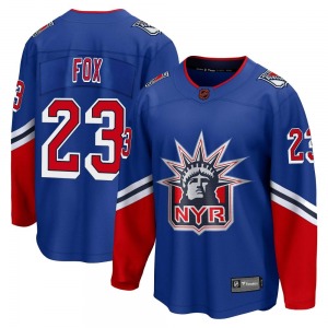 Adam Fox New York Rangers Fanatics Branded Breakaway Royal Special Edition 2.0 Jersey