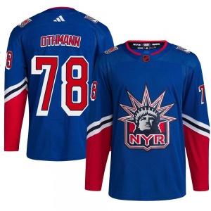 Brennan Othmann New York Rangers Adidas Authentic Royal Reverse Retro 2.0 Jersey