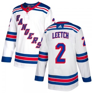 Youth Brian Leetch New York Rangers Adidas Authentic White Jersey