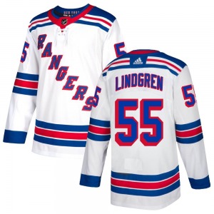 Youth Ryan Lindgren New York Rangers Adidas Authentic White Jersey