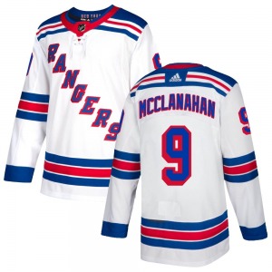 Youth Rob Mcclanahan New York Rangers Adidas Authentic White Jersey
