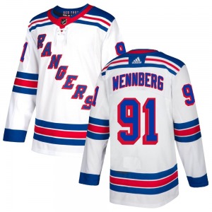 Youth Alex Wennberg New York Rangers Adidas Authentic White Jersey