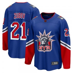 Youth Sergei Zubov New York Rangers Fanatics Branded Breakaway Royal Special Edition 2.0 Jersey