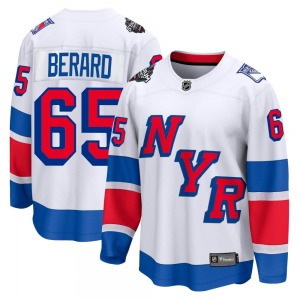 Brett Berard New York Rangers Fanatics Branded Breakaway White 2024 Stadium Series Jersey