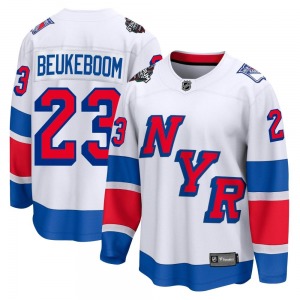 Jeff Beukeboom New York Rangers Fanatics Branded Breakaway White 2024 Stadium Series Jersey